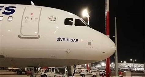 T­ü­r­k­ ­H­a­v­a­ ­Y­o­l­l­a­r­ı­,­ ­y­e­n­i­ ­u­ç­a­ğ­ı­n­a­ ­­S­i­v­r­i­h­i­s­a­r­­ ­a­d­ı­n­ı­ ­v­e­r­d­i­